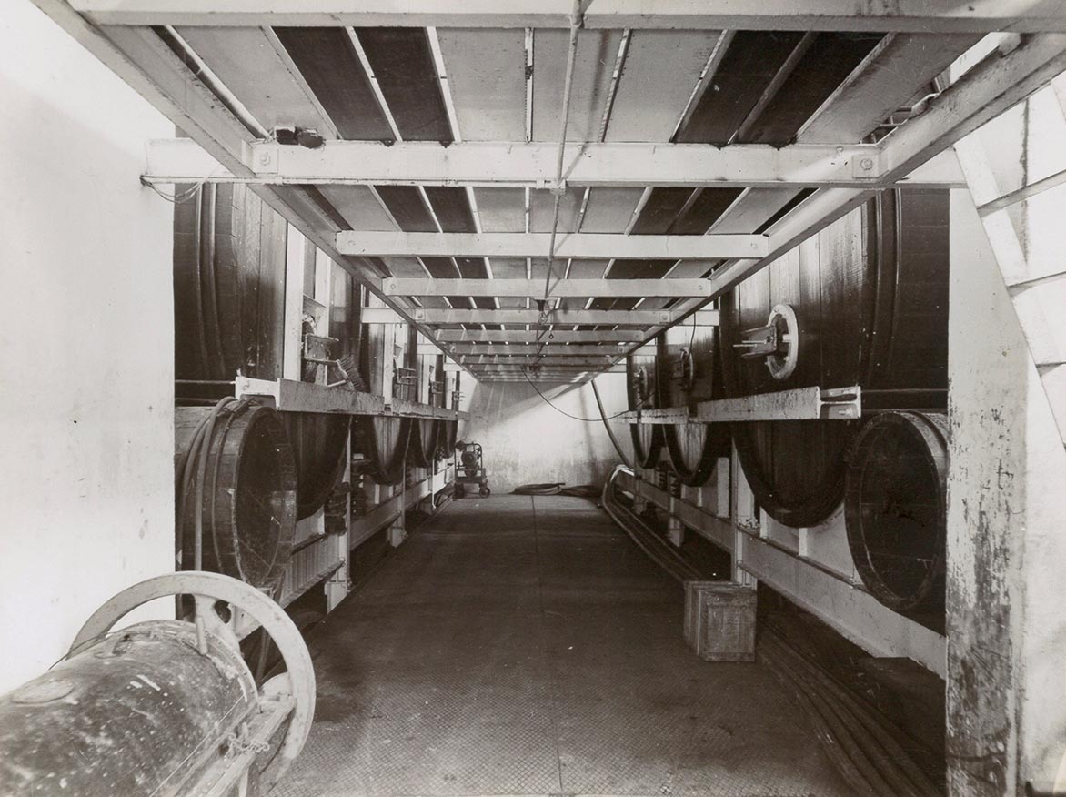 Storage Vats at Springton Winery 1970